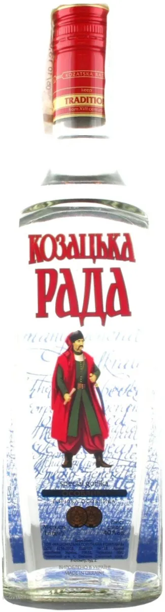 Kozatska Rada Osoblyva Vodka 40% 1L