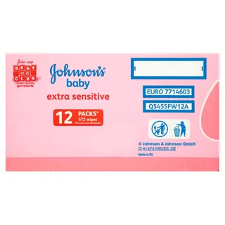 Johnson's Baby Wet Wipes Very Sensitive Multipack — photo 9