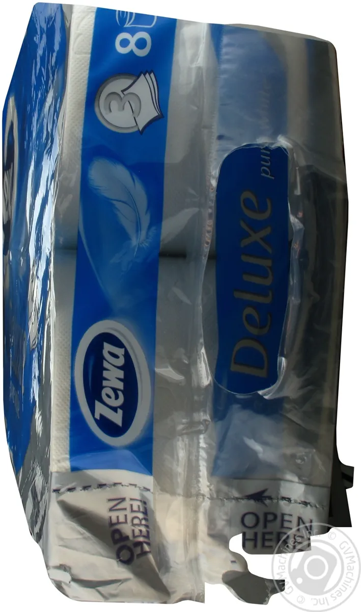 Туалетний папір Zewa Deluxe білий 3-шаровий 8 шт