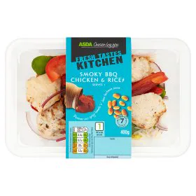 Asda Chosen By You Свіжі Смаки Копчена Курка Барбекю з Рисом