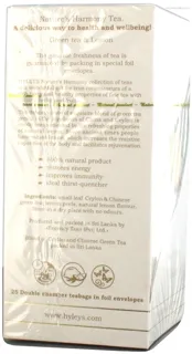 Hyleys Green Tea Ceylon and China Baihao Blend with Lemon 25x1.5g Sri Lanka — photo 2