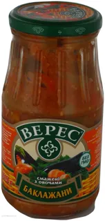 Veres Fried Eggplants with Vegetables Glass Jar 515g — photo 2