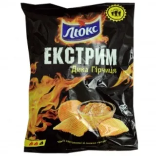 Liuks Extreme Wild Mustard Flavor Chips 140g — photo 3