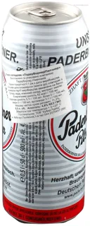 Paderborner Pilsener Light Beer 4.8% 0.5L Can — photo 3