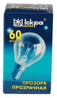 Iskra bulb lamp 230V 60W E14 clear — photo 7