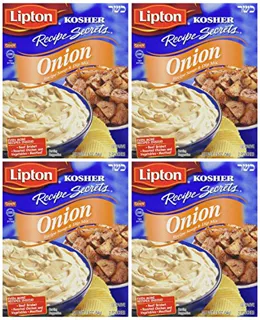 Lipton Recipe Secrets Kosher Onion Soup & Dip Mix Four 2-Pack Boxes — photo 2