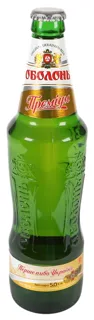 Obolon Premium Light Beer 0.5L Glass Bottle — photo 5