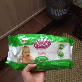 Smile Antibacterial Wet Wipes 100 pcs — photo 6