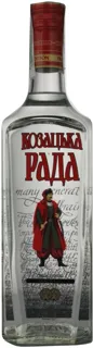 Kozatska Rada Classic Vodka 40% Glass Bottle 1L — photo 2