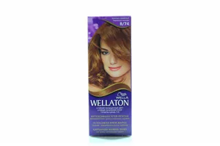 Wellaton Maxi Single Hair Dye 8/74 Chocolate with Caramel — photo 2