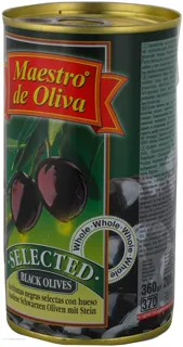 Maэstro De Olyva маслини з кісточкою, жерстяна банка 360г — фото 4