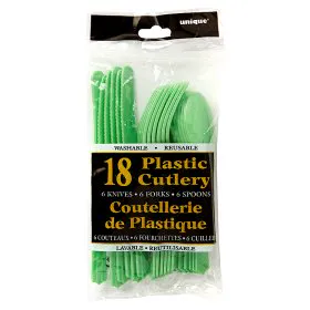ASDA Unique Lime Cutlery