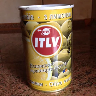 Itlv Green Olives with Lemon Tin 314ml — photo 3