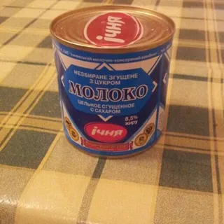 Ichnya Whole Sweetened Condensed Milk 8.5% 380g can — photo 3