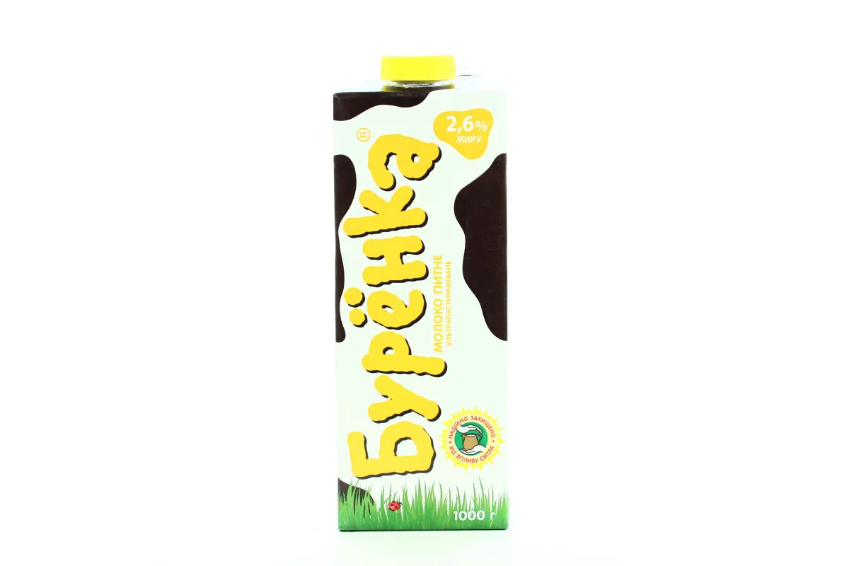 Burenka Milk 2.6% 1L x12