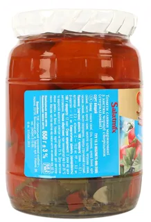 SalatMix Marinated Tomatoes 650g glass with Black Currant Leaves — photo 2