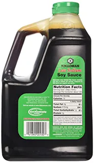 Kikkoman Lite Soy Sauce, 64 oz Bottle (1 Pack) — photo 2