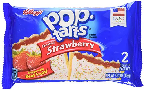 Pop Pies Toaster Pastry, Matte Strawberry, 36-Count Box
