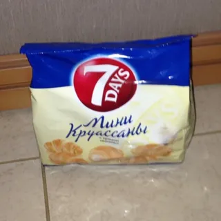 7 Days Mini Croissants with Vanilla Cream Filling 60g — photo 10