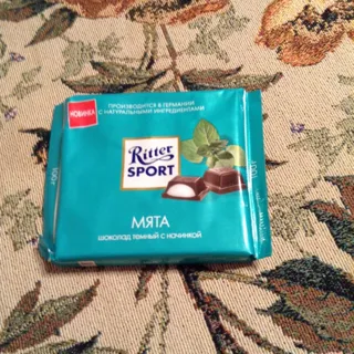 RITTERSPORT Dark Cream-Mint, 100g — photo 11