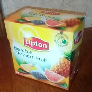 Чай Lipton чорний Tropical Fruit, 20 пакетиків — фото 4