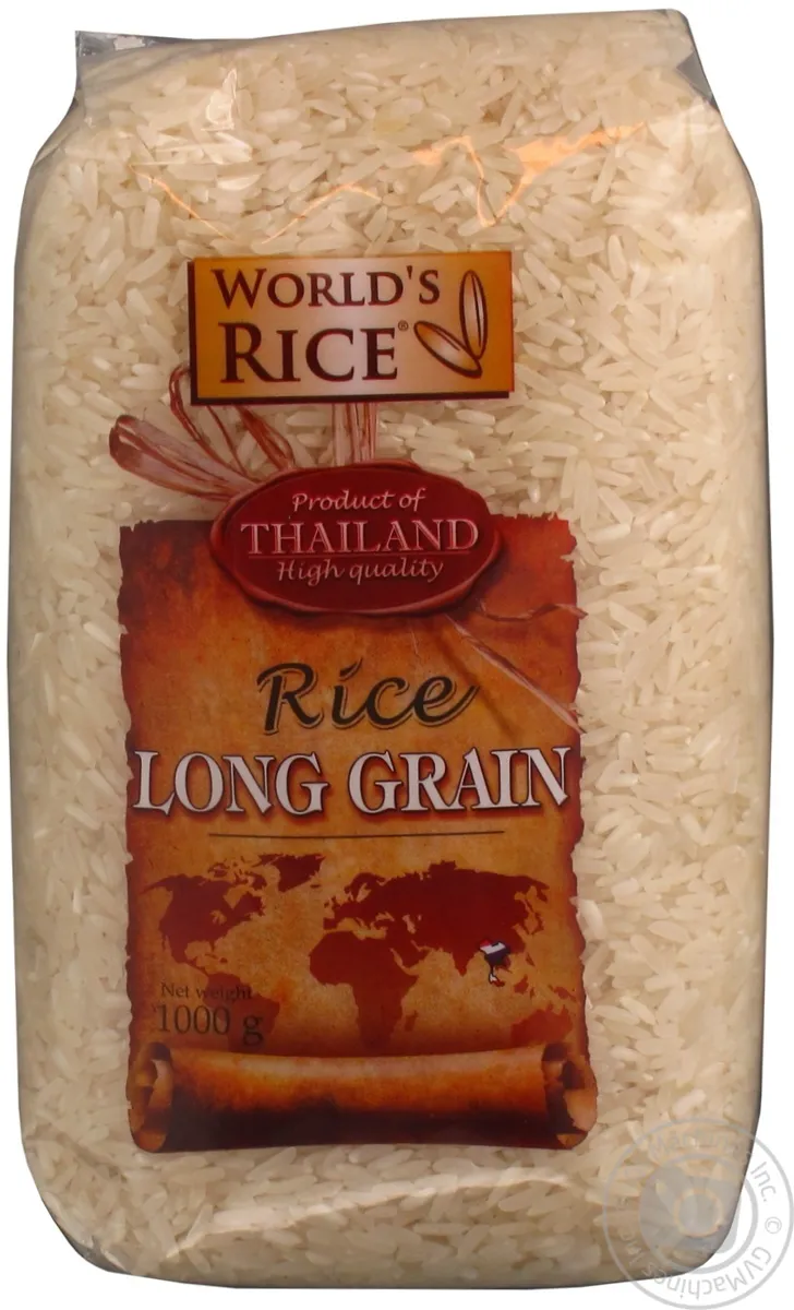 Рис довгий Тайланд World's Rice 1кг