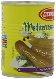 Osem Mediterranean Pickles in Brine, Medium, 19 oz (Pack 12) — photo 12