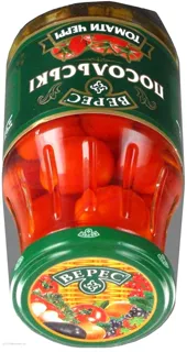 Veres Cherry Posolskie Pickled Tomatoes Glass Jar 310g — photo 2