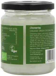 Clearspring Organic Virgin Coconut Oil 200g — photo 12