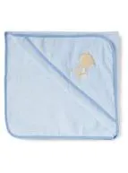 George Max Baby Hooded Towel Blue