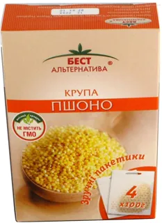 Best Alternativa Polished Millet Groats 4x100g — photo 5
