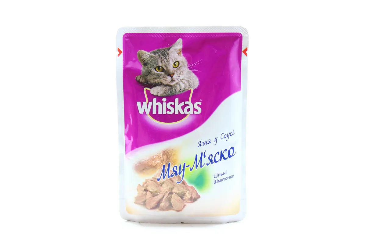 Whiskas Lamb in Sauce Cat Food Pouch 85g