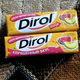 Dirol Watermelon Melon Cocktail Chewing Gum 14g — photo 5
