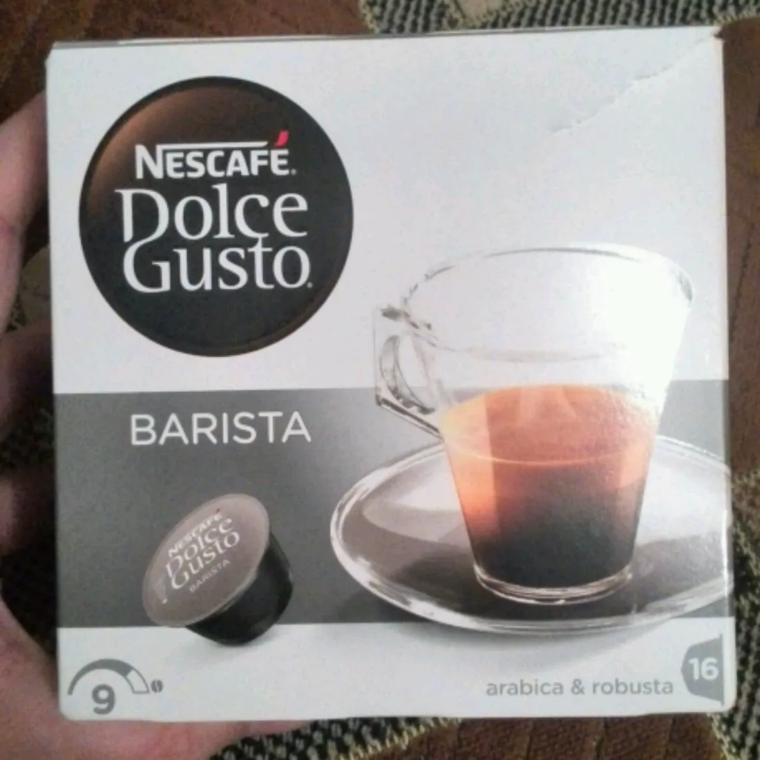 Напій Nescafe Dolce Gusto Еспресо Баріста кавовий, 16x7.5г