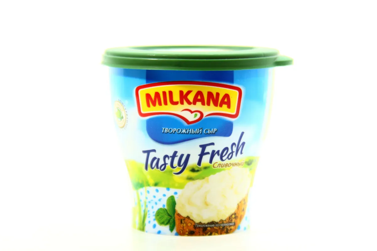 Milkana cream cheese 61% 150g plastic cup