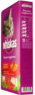 Whiskas Cat Food Tasty Pouches with Tender Pate Beef Lamb Rabbit 400g — photo 3