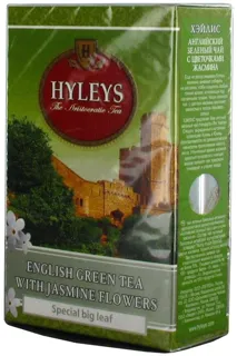 Hyleys English Green Jasmine Leaf Tea 100g — photo 2