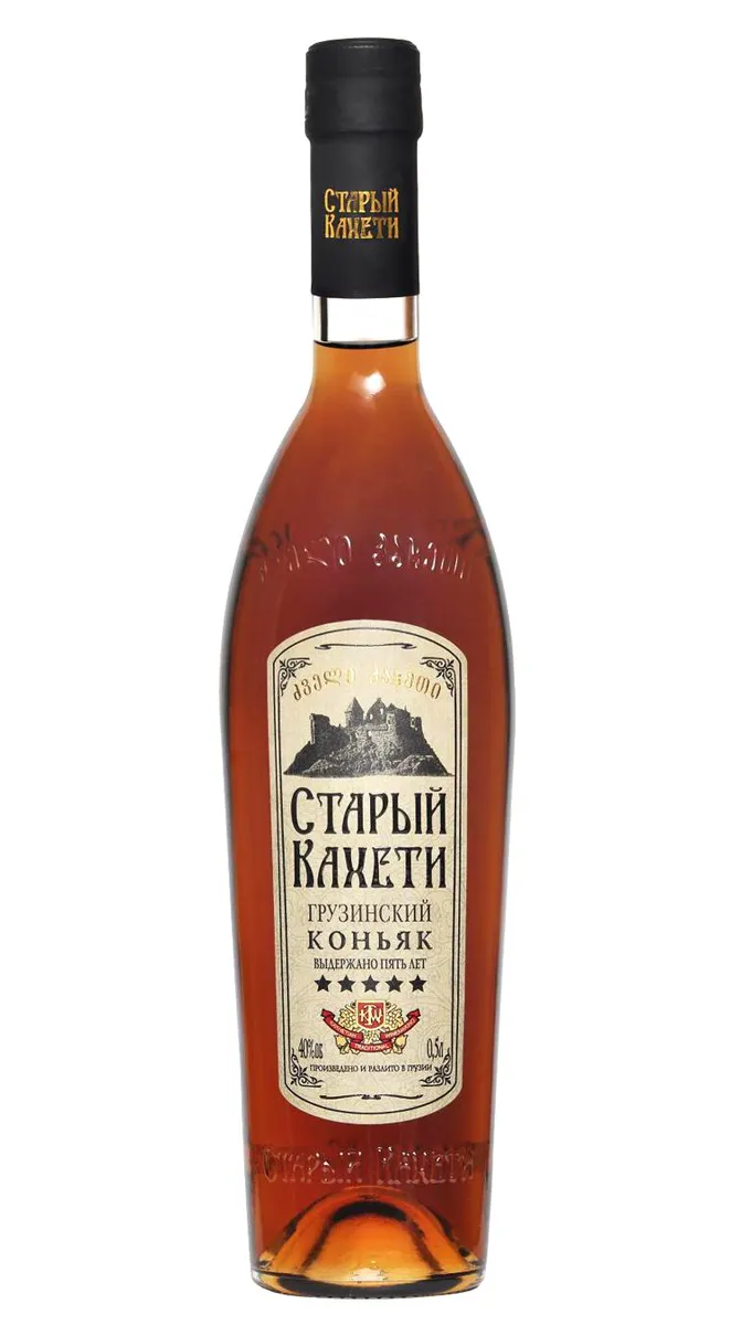 Stary Kakhety Cognac 5 Stars Glass Bottle 0.5L