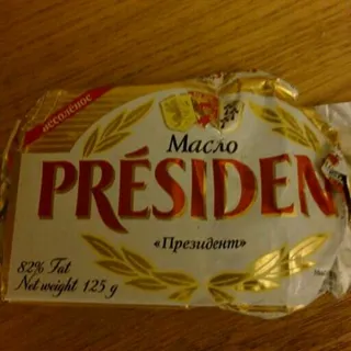 President Sour Cream Butter 82% 125g — photo 7