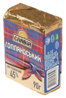 Slavia processed Dutch cheese 45% 90g — photo 3