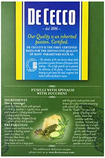 De Cecco Fusilli with Spinach, 12 oz (12 pack) — photo 4