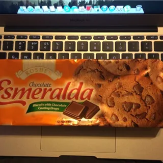 Roshen Esmeralda Chocolate Cookies with Chocolate Chips 150 g — photo 2