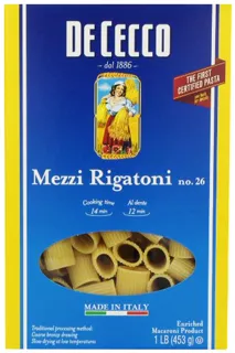 De Cecco Pasta, Mezzi Rigatoni, 16 oz (5 pack) — photo 5