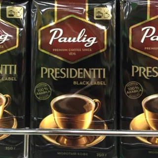 Paulig Presidentti Black Label Coffee 250 g — photo 2