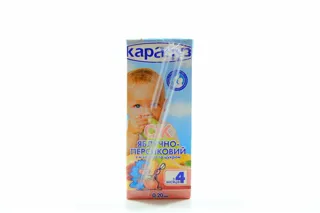 Karapuz Apple Peach Juice with Pulp Tetra Pak 0.2L — photo 3