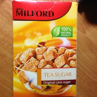 Milford refined brown cane sugar cardboard pack 300g — photo 10