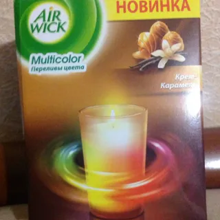 Air Wick Vanilla and Caramel Scented Candle, 155 g — photo 7