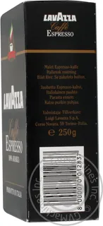 Lavazza Espresso Ground Coffee 100% Arabica 250g — photo 2