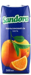 Sandora Orange Juice Tetra Pak 500ml — photo 8