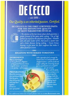 De Cecco Pasta, Rigatoni, 16 oz (5 pack) — photo 15